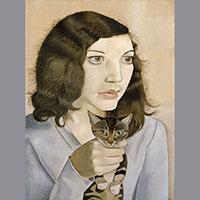 Lucian Freud: Lány kismacskával, 1947, ©Tate, London