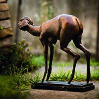 Csíkszentmihályi Róbert: „Ködös reggel” 1994; bronz, 36 cm