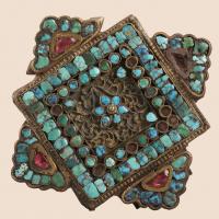 Amulett-tartó – Tibet, XIX. század második fele